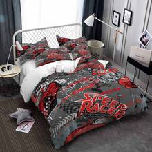 Speed Racer Bedding Set Queen King Size Duvet Cover Motorcycle Extreme Sport Bed Linen Bedspreads 3D Quilt Cover Home Bed Decora 2024 - buy cheap