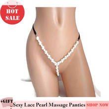 Lady Sexy Bikini underwear Pearl Chain Simple G-String Necklace Couple Flirt Sexy Thong Panties Chain For women Body Jewelry 2024 - buy cheap