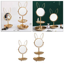 Chic Jewelry Display Rack Earrings Studs Necklace Stand Organizer Stand Desktop Mirror Store Shop Ornaments 2024 - buy cheap