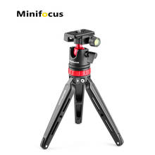 Tabletop Tripod Mini Desktop Travel Tripod Aluminum Alloy with 360 Degree Ball Head Quick Release Plate for Compact Cameras DSLR 2024 - buy cheap