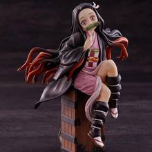 Mochila anime demon's blade kamado nezuko, estátua manga demon slayer kimetsu no yaiba, brinquedos de bonecas modelo colecionáveis 2024 - compre barato