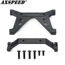 AXSPEED RC Car Front Rear Lower Shock Mount Brace Aluminum Chassis Mount for 1/10 Axial SCX10 II 90046 90047 Upgrade Parts 2024 - buy cheap