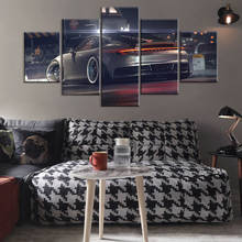 Pintura para decoración del hogar, póster de arte de pared moderno, imagen Modular, marco de fondo para dormitorio, Porsche 911 GT3, 5 piezas 2024 - compra barato