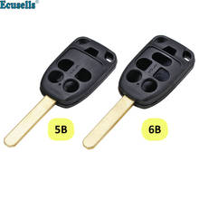 5/6 Buttons Remote Key Shell case housing fob for Honda Odyssey Elysion with uncut HON66 blade 2024 - buy cheap