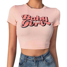 Top corto de vendaje para mujer, Top Sexy informal, camiseta ceñida elegante para mujer, camiseta elástica para fiesta y discoteca 2024 - compra barato