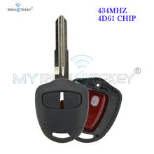 Remtekey Remote key 2 Button 434mhz 4D61 chip for Mitsubishi Triton Lancer Evo CT9A Vll Vlll lX Montero Pajero Shogun MIT8L 2024 - buy cheap