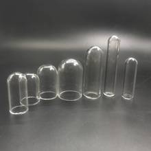 5pcs/lot 12 Size Glass globe tube bell jars glass vial pendant glass bottle jar dome cover jars necklace findings Accessories 2024 - buy cheap