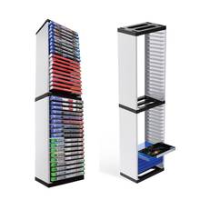 Torre de almacenamiento de CD multifuncional para juegos y discos, soporte de torre de almacenamiento, organizador de 36 discos de juego para PS5 2024 - compra barato