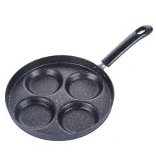 Four-hole Omelet Pan For Eggs Ham Cake Maker Kitchen Supplies Frying Pans Cooking Pot Non-stick No Oil-smoke Breakfast Grill Pan 2024 - buy cheap