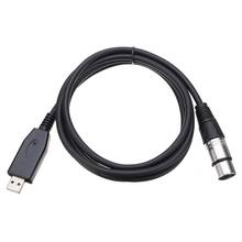 Высокое качество USB мужчина к XLR микрофонный кабель аудио Запись кабели для Windows 98SE/2000/XP/Vista/7/8 2024 - купить недорого