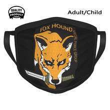 Foxhound emblema moda masculina mulher esporte ao ar livre máscaras boca jogo de vídeo metal engrenagem engrenagem sólida mgs mgsv grande cobra 2024 - compre barato