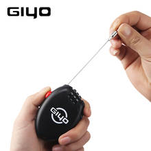 GIYO Mini Bicycle Cable Lock 3 Digit Combination Code Bike Lock 62cm Retractable Steel Wire for Luggage Ski Snowboard Stroller 2024 - buy cheap