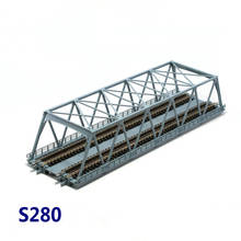 1:160 n escala ferroviária locais decoração ponte de rede ferroviária modelo para construção de mesa de areia 2024 - compre barato