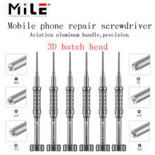 MILE 3D Screwdriver Torx 0.8 Phillips 1.5 2.5 Y0.6 HexT1 T2 S2 Alloy Steel Bit  for iPhone Android Dismantling Tool 2024 - buy cheap
