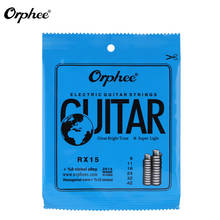 Orphee Electric Guitar Strings Hexagonal Carbon + Steel Nickel Alloy Ultra Light Tension electric guitar accessories Hot Sell 2024 - buy cheap