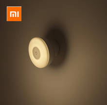 Xiaomi Mijia-Luz Led nocturna de inducción, 2 lámparas, brillo ajustable, infrarrojo, sensor inteligente del cuerpo humano con base magnética 2024 - compra barato