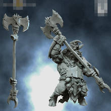 55mm Great Axe Minotaur Resin Model figure GK Fantasy theme Animal warrior Unassembled and unpainted kit 2024 - buy cheap