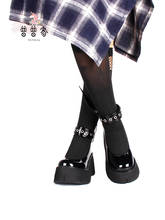 Gótico lolita sapatos super salto alto demônio asa plataforma sapatos estilo punk legal menina preto de couro patente fundo grosso cosplay 2024 - compre barato