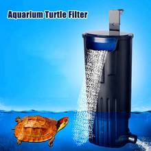 Filtro para aquário, tartaruga cachoeira, filtro para tanque de peixes, 5w, bomba de oxigênio embutida, baixo nível de água, fonte de aquário 2024 - compre barato