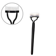 Steel Mascara   Makeup Tools Eyelash Separator Women Eye Lashes Comb Curved Metal Brush 2024 - buy cheap