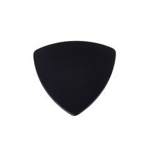 100pcs Medium 0.71mm 346 Rounded Triangle Guitar Picks Plectrums Blank Celluloid Solid Black 2024 - buy cheap