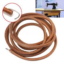 72" 183cm Leather Belt Treadle Parts With Hook For Treadle Sewing Machine 3/16" 5mm Home Household Old Sewing Machines Accessory 2024 - buy cheap