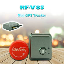 Super mini RF-V8S gps pessoal animais de estimação motocicletas rastreador gprs rastreamento através do site gsm sistema & sos comunicador sem caixa varejo 2024 - compre barato