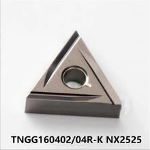 Original TNGG TNGG160404R-K TNGG160402R-K NX2525 TNGG160404 TNGG160402 Carbide Inserts Lathe Tools Turning CNC 2024 - buy cheap