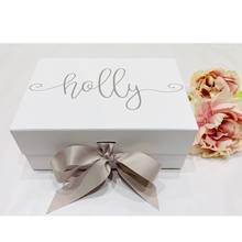 Caja de regalo personalizada para dama de honor, caja de regalo de propuesta de dama de honor, listón a juego, caja de regalo de lujo, caja de regalo blanca 2024 - compra barato