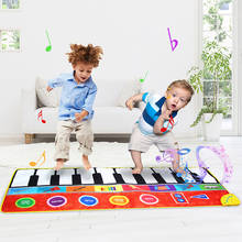 148X60CM Big Size Music Piano Mats Carpets Touch Play Mat with 8 Style Instrument Sound Musical Mat Education Toys for Kids 2024 - buy cheap