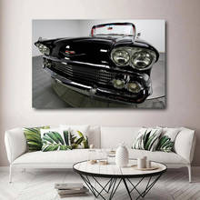 Papel tapiz de pintura moderna para decoración del hogar, póster de coche Retro Convertible, impresiones artísticas de pared en lienzo para Chevrolets Impala 2024 - compra barato