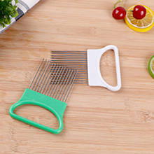 Tomato Onion Vegetables Slicer Cutting Aid Holder Guide Slicing Cutkitchen Accessories  Kitchen Gadgets Random Color 2024 - buy cheap