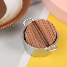 1:12 Dollhouse Miniature Kitchen Toys Utensil Cooking Ware Mini Pot Boiler Pan With Lid For Dollhouse Decal 2024 - buy cheap