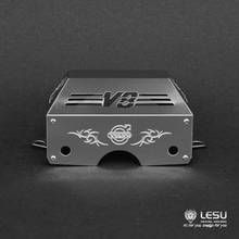 LESU Tractor Truck Car DIY Metal Gearbox Engine Cover for 1/14 RC Tamiya VLV   TH04753 2024 - buy cheap