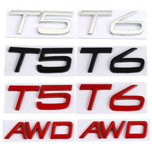 3D AWD T5 T6 Logo Car Sticker Emblem Trunk Badge Decals for Volvo V40 V60 V90 XC60 XC90 XC40 S60 S90 S80 C30 Auto Styling 2024 - buy cheap