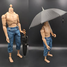 in stock 1/6 Soldiers/Dolls Scene Accessories Long Handle Black Umbrella Gang Weapon 12 Inch Dolls Available 2024 - buy cheap