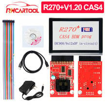 Obd2 ferramenta de diagnóstico recentemente 1.20 r270 + v1.20 auto r270 cas4 bdm programador r270 + cas4 bdm r270 plus ak90 chave progarmmer para bmw 2024 - compre barato