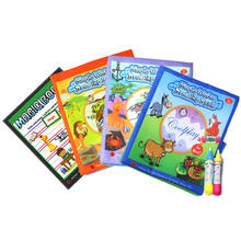 Livro de colorir quadro coolplay água mágica desenho livro doodle livro em brinquedos educativos para crianças presentes de natal 2024 - compre barato