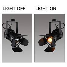 E27 потолочный светильник с рамкой, Светодиодный прожектор для дорожки, чердак-рейка, черный трек-лампа с магазином одежды, осветительные приборы для магазина 2024 - купить недорого