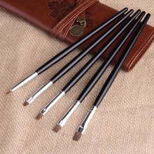 5pcs/set Nail Phototherapy Brush Set Nail Art Salon Set Gel Brush Acrylic Kit Detailing Dotting Pen Uv Salon Pen Line Flat C5N2 2024 - купить недорого