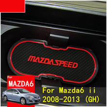 Capa protetora para carro mazda 6 ii 2008-2013 (gh), acessório de borracha 3d para porta, com almofada e antiderrapante 2024 - compre barato