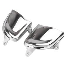 Para honda gold wing goldwing gl1800 2001-2011 chrome abs motocicleta frente farol capa guarnições decoração acessórios 2 pçs 2024 - compre barato