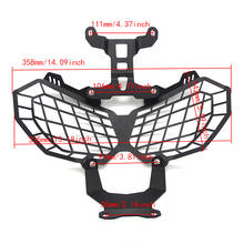 Protetor para farol dianteiro de motos., acessório para honda crf1000l africa twin 2016, 2017, 2018. 2024 - compre barato