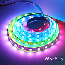 Addressable 12V WS2815 RGB LED Strip Light SMD5050 30/60/144 Leds/M Waterproof Led Tape 1m 5m Full Color Flexible Led Stripe 2024 - buy cheap