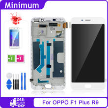 Tela lcd de toque de 5.5 "para oppo r9 r9m, r9tm x9009, com moldura para oppo f1 plus f1plus 2024 - compre barato