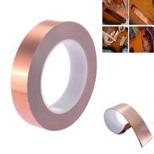 30 Meters Single Side Conductive Copper Foil Tape Strip Adhesive EMI Shielding Heat Resist Tape 15mm Adhesive Tape 2024 - buy cheap