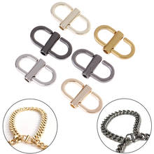 2Pcs Adjustable Metal Buckles For Chain Strap Bag Shorten Shoulder Crossbody Bags Hardware Accessories Wholesale Metal Buckle 2024 - buy cheap