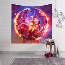 150x100cm Printing Tapestry Wall Hanging Tapestry Universe Curtain Decor Starry Sky Table Cloth 2024 - buy cheap