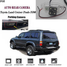 Cámara de visión trasera para Toyota Land Cruiser Prado FJ80 CCD, cámara de visión nocturna de marcha atrás, cámara para matrícula 2024 - compra barato