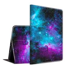 For Apple ipad 9.7"inch 2018/2017,ipad 6th/5th Gen,iPad Air 2,Air Case,Folio Adjustable Stand,Auto Wake/Sleep Smart Cover-Galaxy 2024 - buy cheap